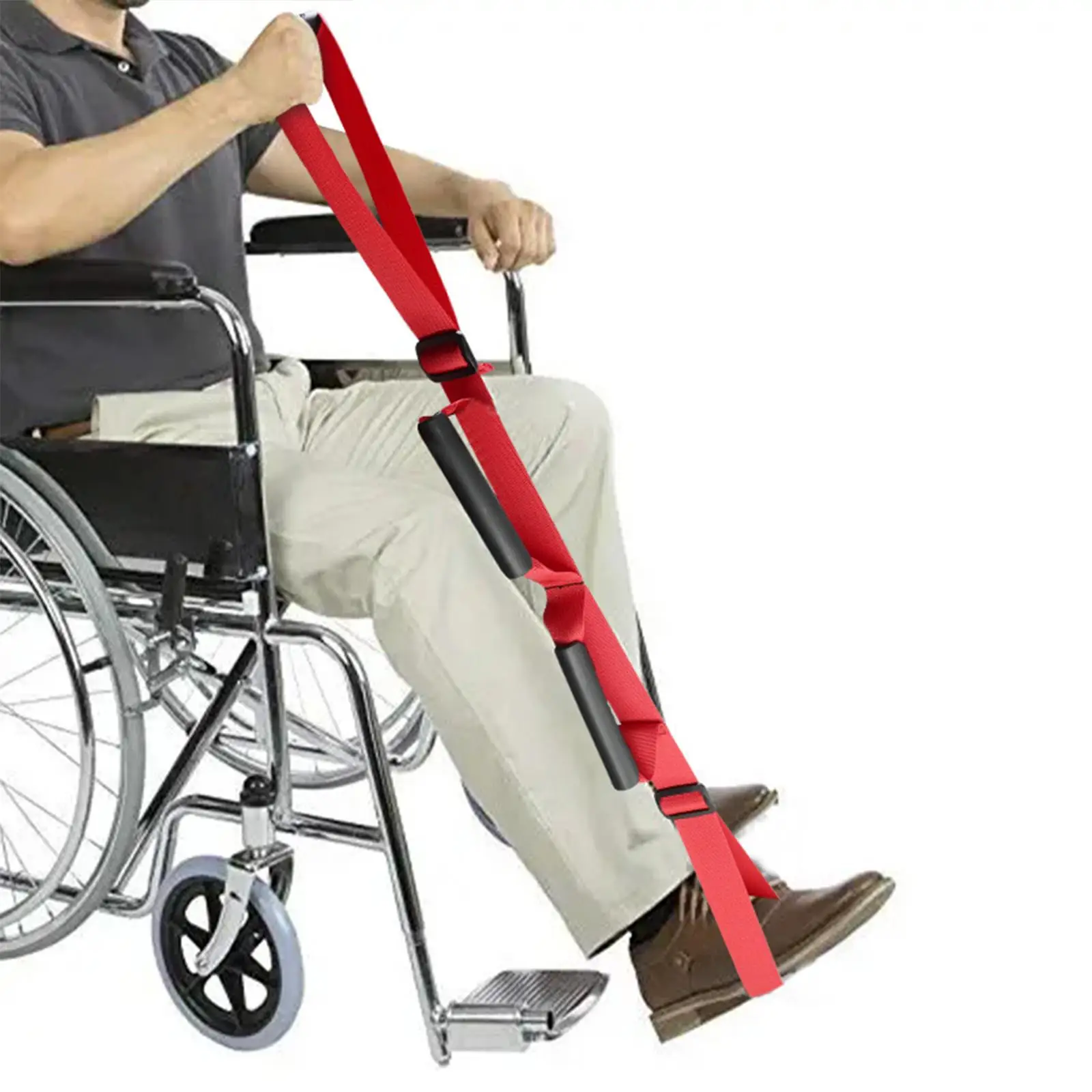 Дълъг колан за вдигане на крак, контур за краката си, трайно устройство за повдигане на поддържащи крачета за повдигане на краката Изображение 3