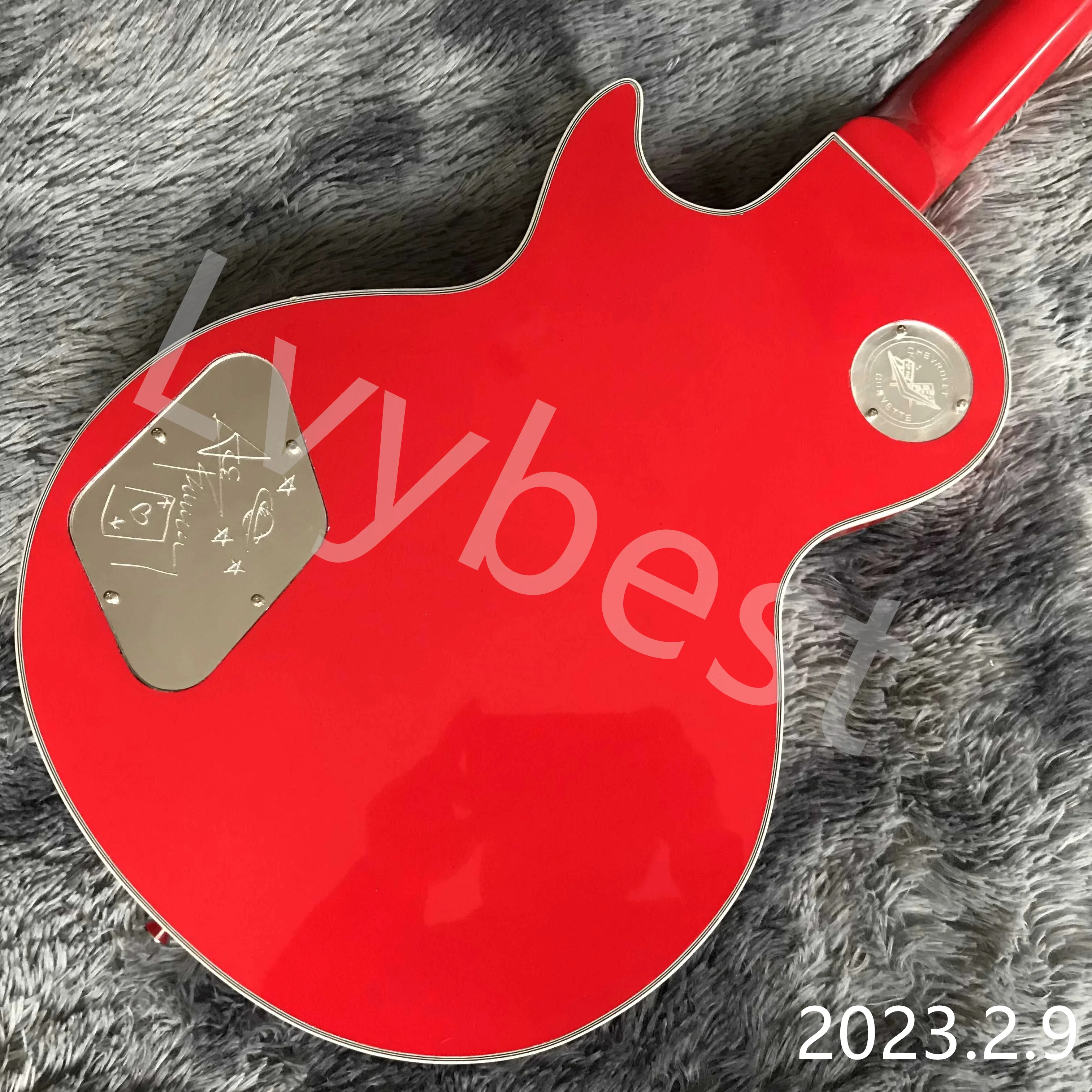 Електрическа китара Специална Форма с Червено-Бял Модел Lvybest 2023, Новата Поп-Китара На Висок Клас с Поръчка Изображение 4