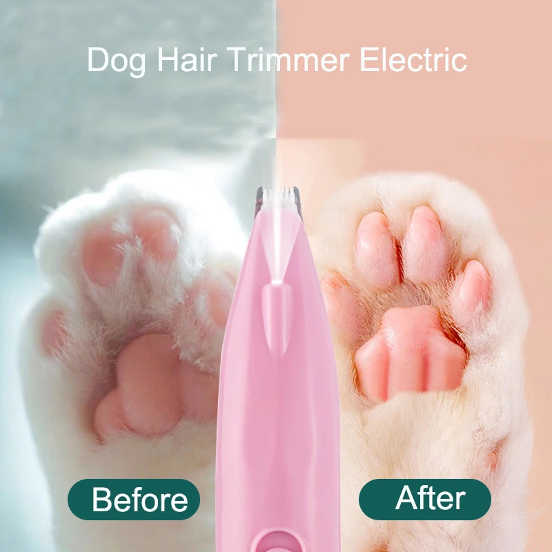 Електрическа Машинка за подстригване на кучета, Професионален Тример за Подстригване на домашни любимци, Фризьорски Ножици, за да се грижи за котки, Педикатор за уши Изображение 0