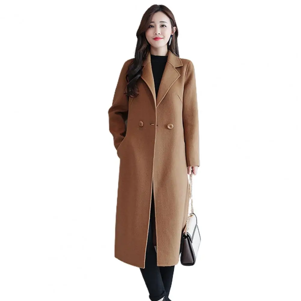 Есенни палта Свободно елегантна топло зимно палто в корейски стил Зимно палто за срещи Изображение 0