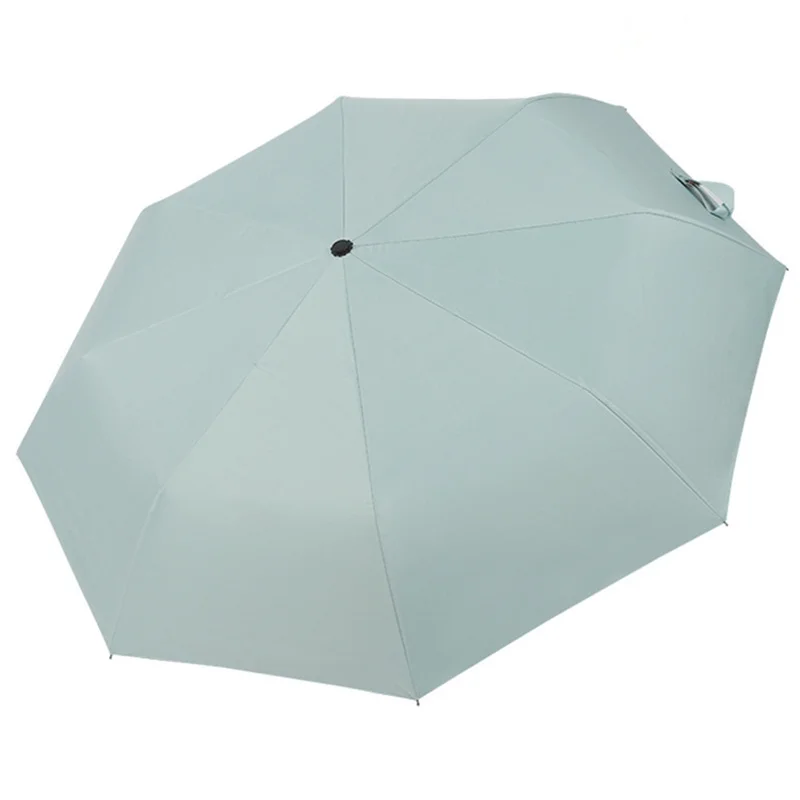 Жена чадър Моранди с дървена дръжка, ръчно чадър от дъжд, слънцезащитен крем, ултравиолетова сгъваем чадър с черна гумена лента, обикновен чадър от слънцето Изображение 4