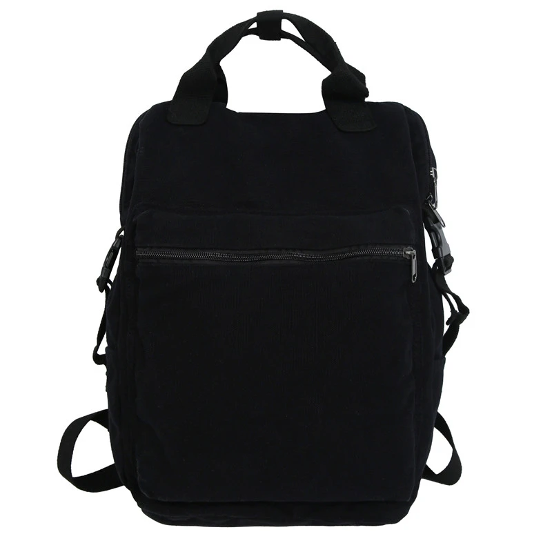 Женски Мъжки платно раница за колеж, Мъжки дамски чанта за пътуване в ретро стил, лаптоп за момичета, студентски мода, реколта женски училищни чанти Изображение 1