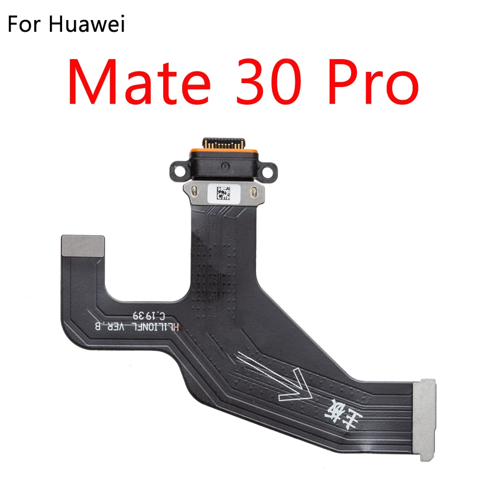 За Huawei Капитан 30 Lite/Mate 30 Pro USB докинг станция за зареждане конектор за свързване към конектора, такса за зареждане, гъвкав кабел Изображение 2
