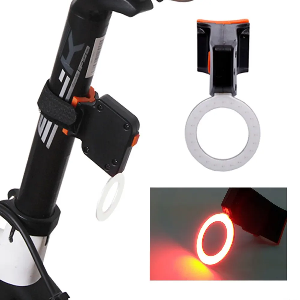Задна светлина под наем с няколко режима на осветление Акумулаторна батерия USB led лампа за наем Светкавица задните светлини за подседельного на сондата Мтв велосипед Изображение 4
