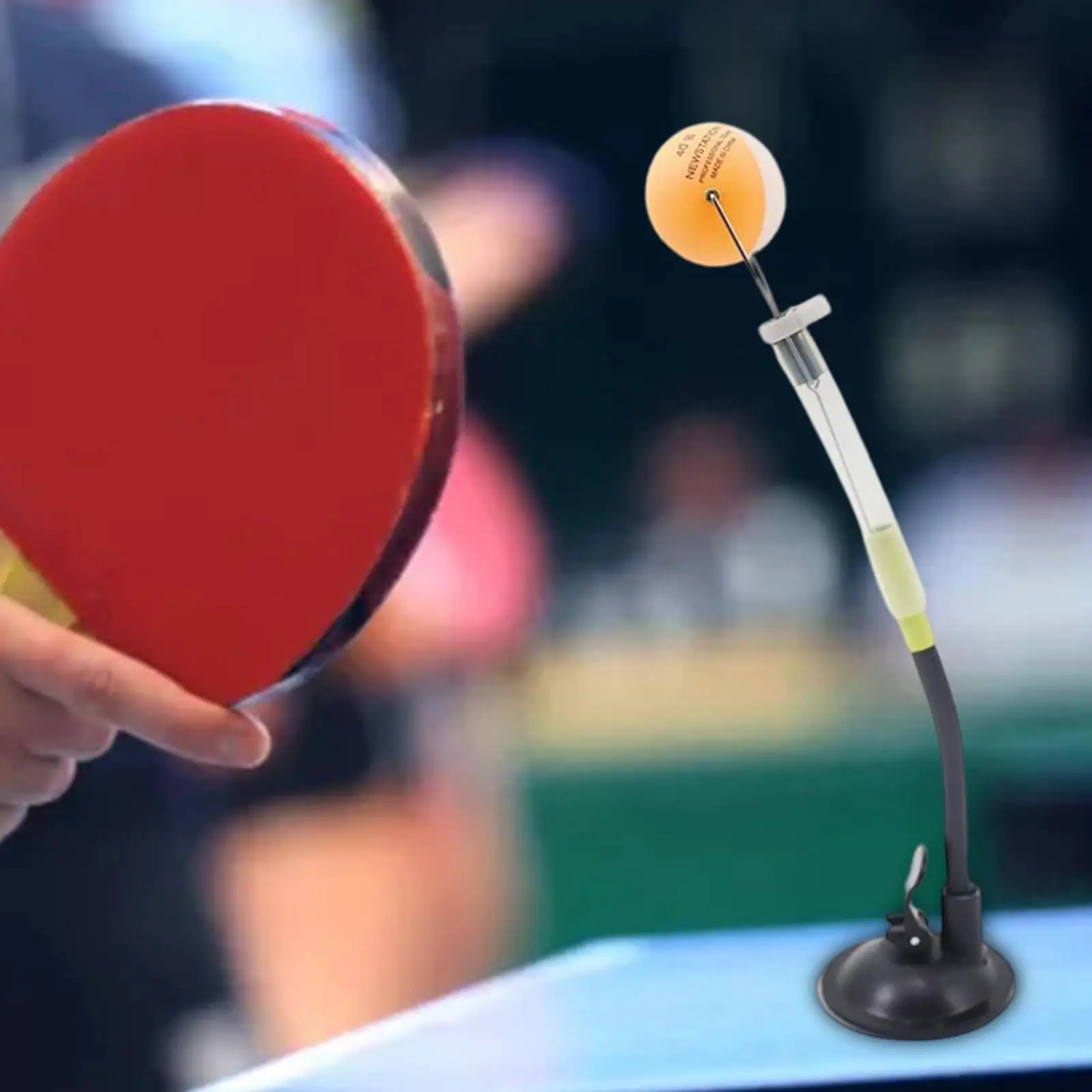 Засмукване на топка за тенис на маса, здраво гребло за практикуване на пинг-понгом Изображение 3