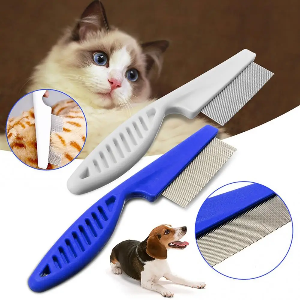 Инструмент за гребени за коса, Куче, Котка, четка за Зъби за Грижи за косата, Портативна пластмасова четка за почистване Изображение 4