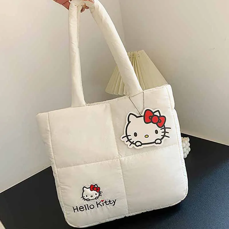 Кавайная чанта Sanrio Kuromi, Модерна чанта Голям капацитет, с шарките на 