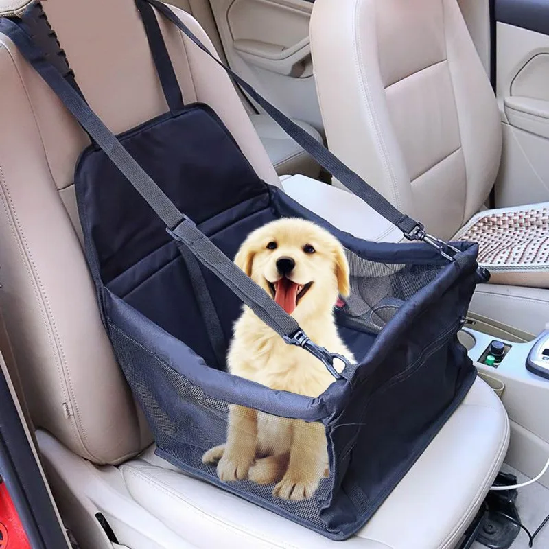 Калъф за столче за кола за кучета, сгъваем хамак, переноска за домашни любимци, чанта за носене, котки, кучета, Transportin Perro Autostoel Hond Изображение 0