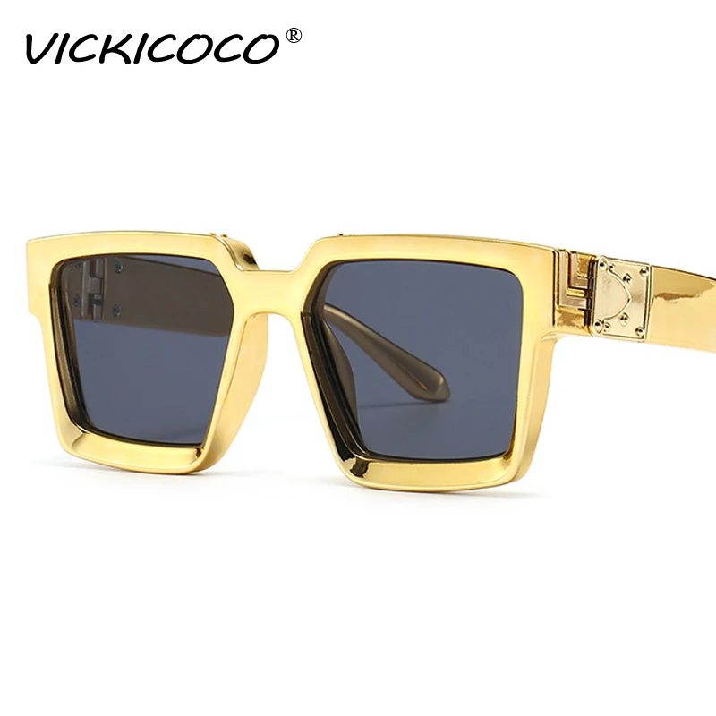 Класически квадратни слънчеви очила мъжки vintage слънчеви очила дамски Маркови и дизайнерски очила на ярки цветове UV400 Eyewear Gafas De Sol Изображение 0