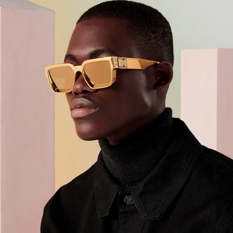 Класически квадратни слънчеви очила мъжки vintage слънчеви очила дамски Маркови и дизайнерски очила на ярки цветове UV400 Eyewear Gafas De Sol Изображение 5