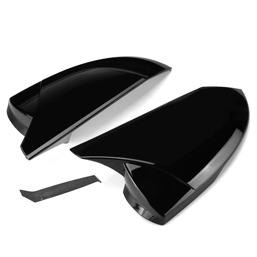 Колата M Style Лъскаво Черен Калъф Огледала за обратно виждане, Тампон на дограма, Капаци на страничните огледала за Hyundai Elantra 2021 2022 Изображение 3