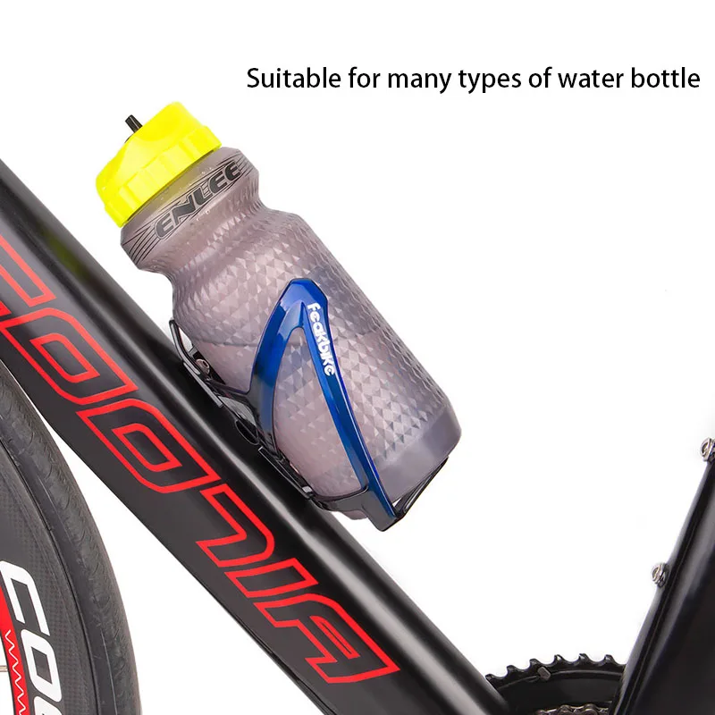Колоездене Клетки за бутилки МТБ, Държач за бутилки вода за под наем, цветен градиентный лесен за монтиране на стена за каране на велосипед бутилки, аксесоар за велосипед Изображение 2