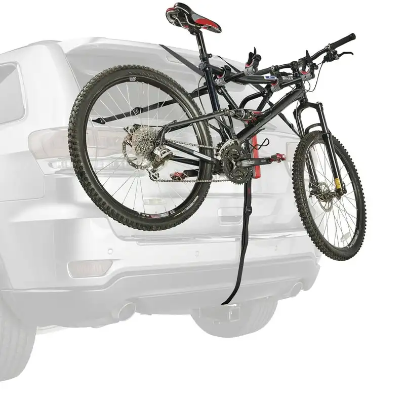 Компактен велосипедна стойка, инсталиране на багажник на 2 велосипеди, модел MT2, капацитет от 35 лири на мотор Изображение 1