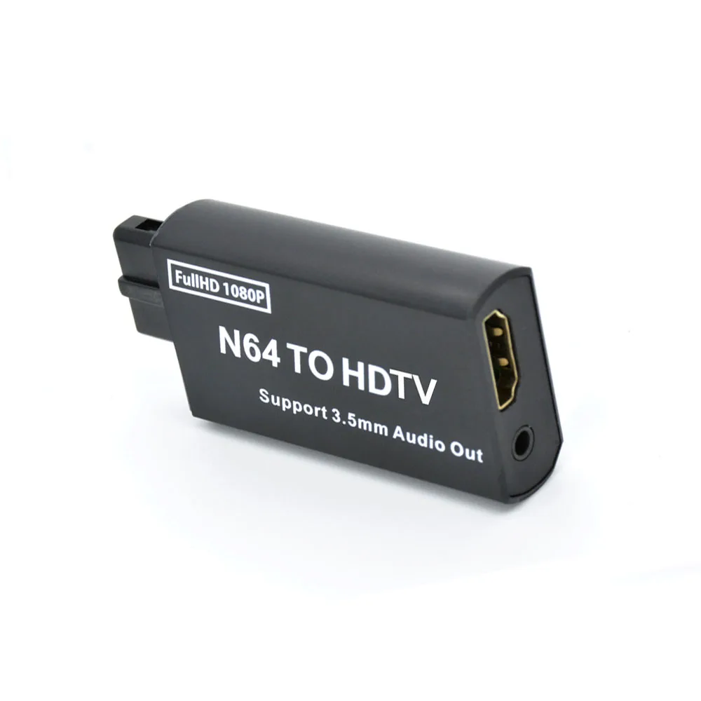 Конвертор, който е съвместим с 1080P N64 и HDMI адаптер за игрални конзоли, HD кабел, адаптер за аксесоари за Nintendo 64/NGC/SNES Изображение 4