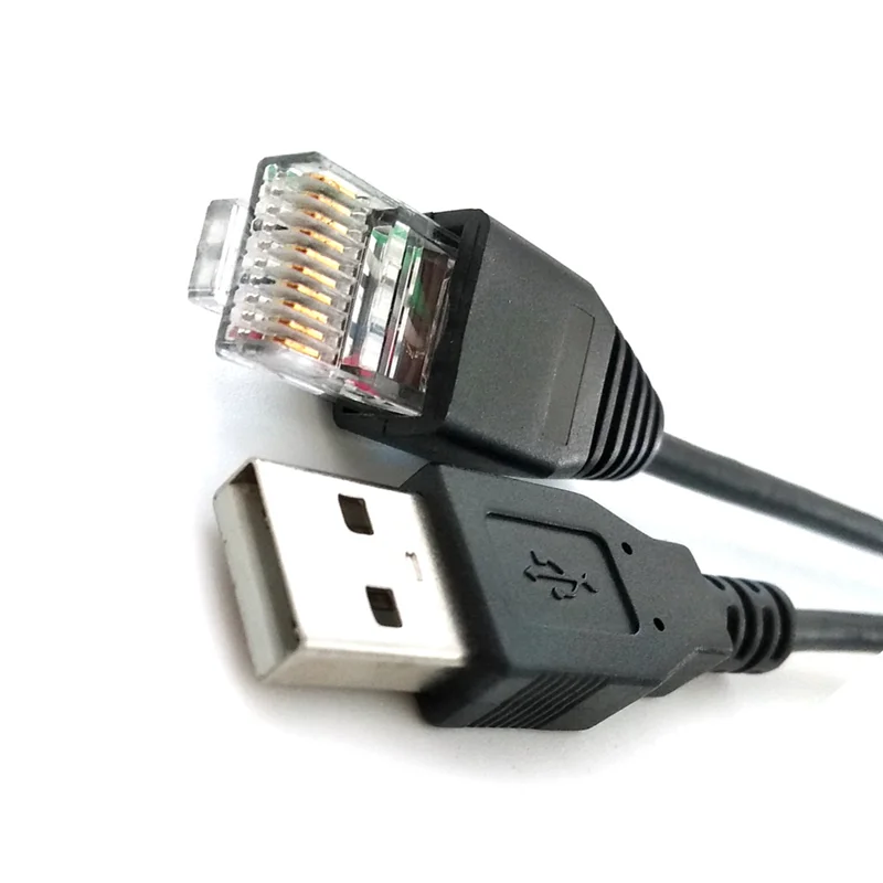 Конзола-USB кабел-RJ50 AP9827 за APC Smart UPS 940-0127B 940-127C 940-0127E с формованным ограничител на напрежение, 1.8 М Изображение 4