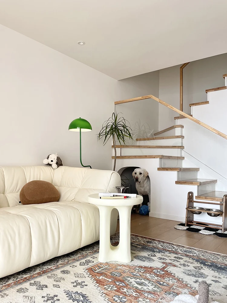 Кръгли масички в скандинавски стил, мебели за хола, на дивана, приставной масичка, Креативна мебели за дома, малки чаени маси Creamy Wind Изображение 3