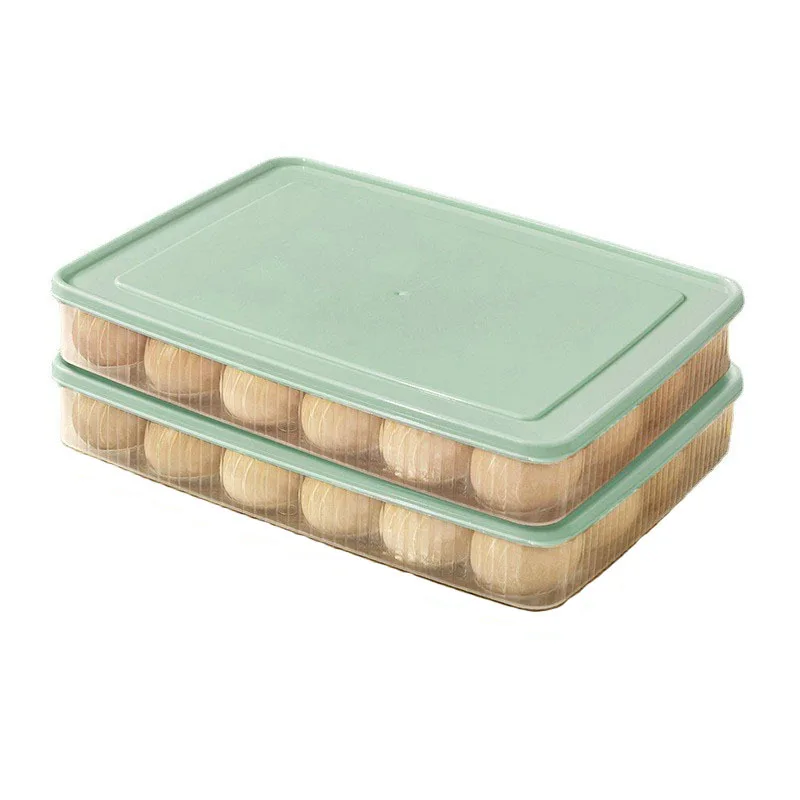 Кутия за съхранение на яйца, специална кутия за съхранение на хранителните продукти в хладилник, Готварска кутия за съхранение и поставяне на предмети, поставка за яйца, титуляр Изображение 1