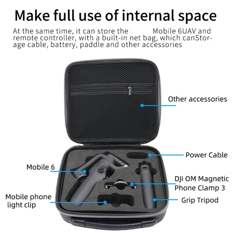 Кутия за съхранение чанта за карданного стабилизатор на OSMO Mobile 6 OM6, чанта за носене Изображение 1