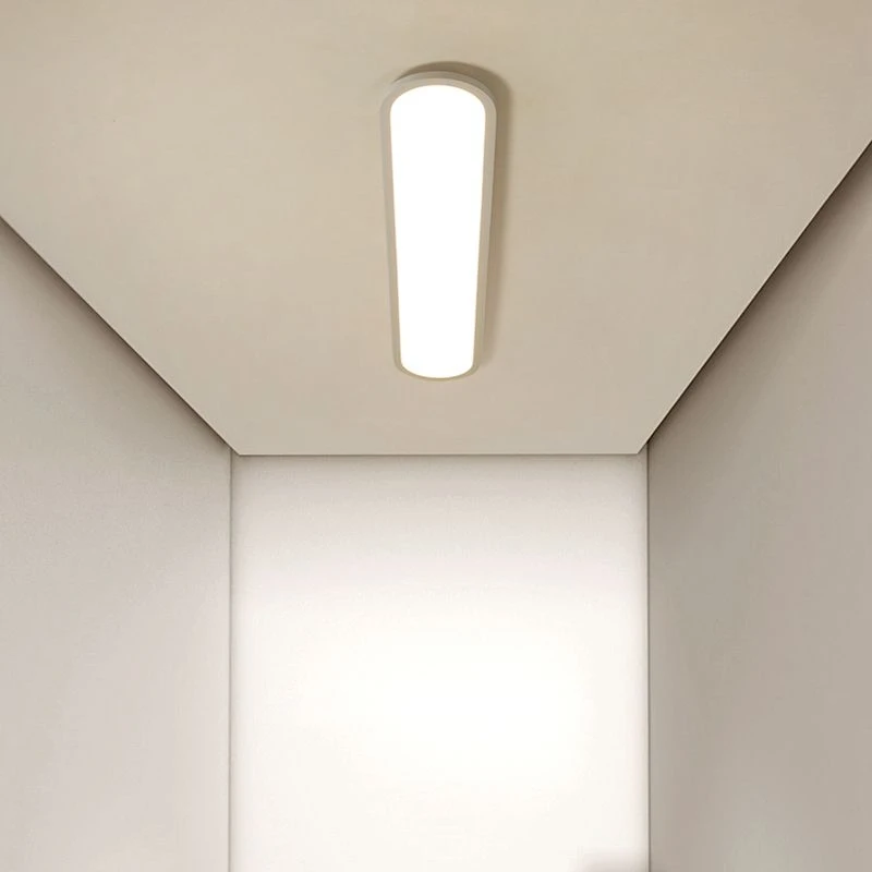 Лампа за пътека, тавана лампа под формата на ивици светлина в коридора, изключително тънък минималистичен лампа за гардероб с дължина 1 см, лампа за коридора, led лампа за балкона Изображение 4
