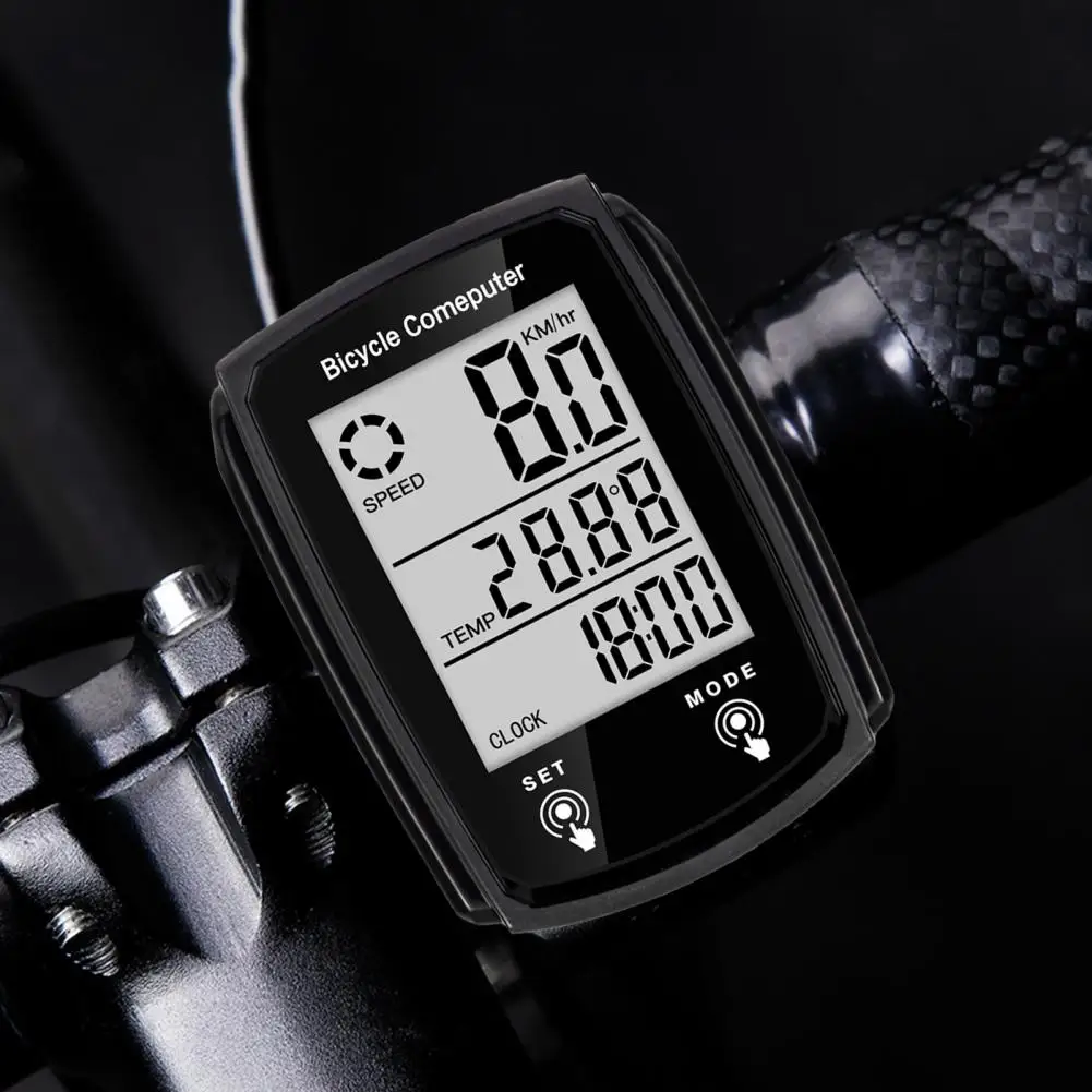 Лесен за монтиране на велосипед компютър, бърза смяна на батерията, измерване на данни за каране на колело, Компактен водоустойчив хронометър за колоездене Изображение 5