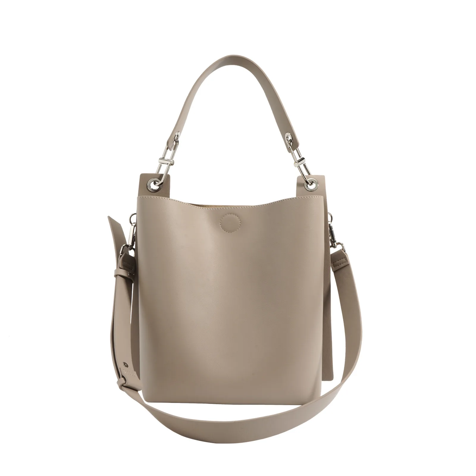 Луксозна дизайнерска чанта-кофа, на рамото, на новост 2023, модни дамски чанти-тоутеры голям капацитет, дамски ръчни чанти с високо качество, меки Чанти Изображение 3
