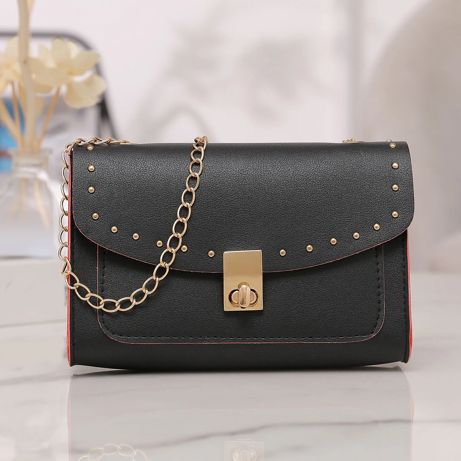 Луксозна дизайнерска чанта, лесна чанта на верига, практически чанта, дамска чанта, безплатна доставка, рекламна дамска чанта Дамска Чанта Изображение 2