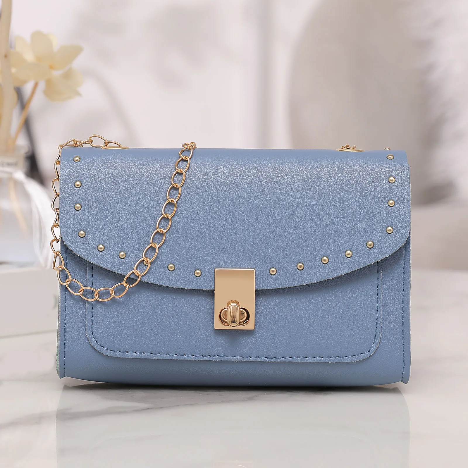 Луксозна дизайнерска чанта, лесна чанта на верига, практически чанта, дамска чанта, безплатна доставка, рекламна дамска чанта Дамска Чанта Изображение 3