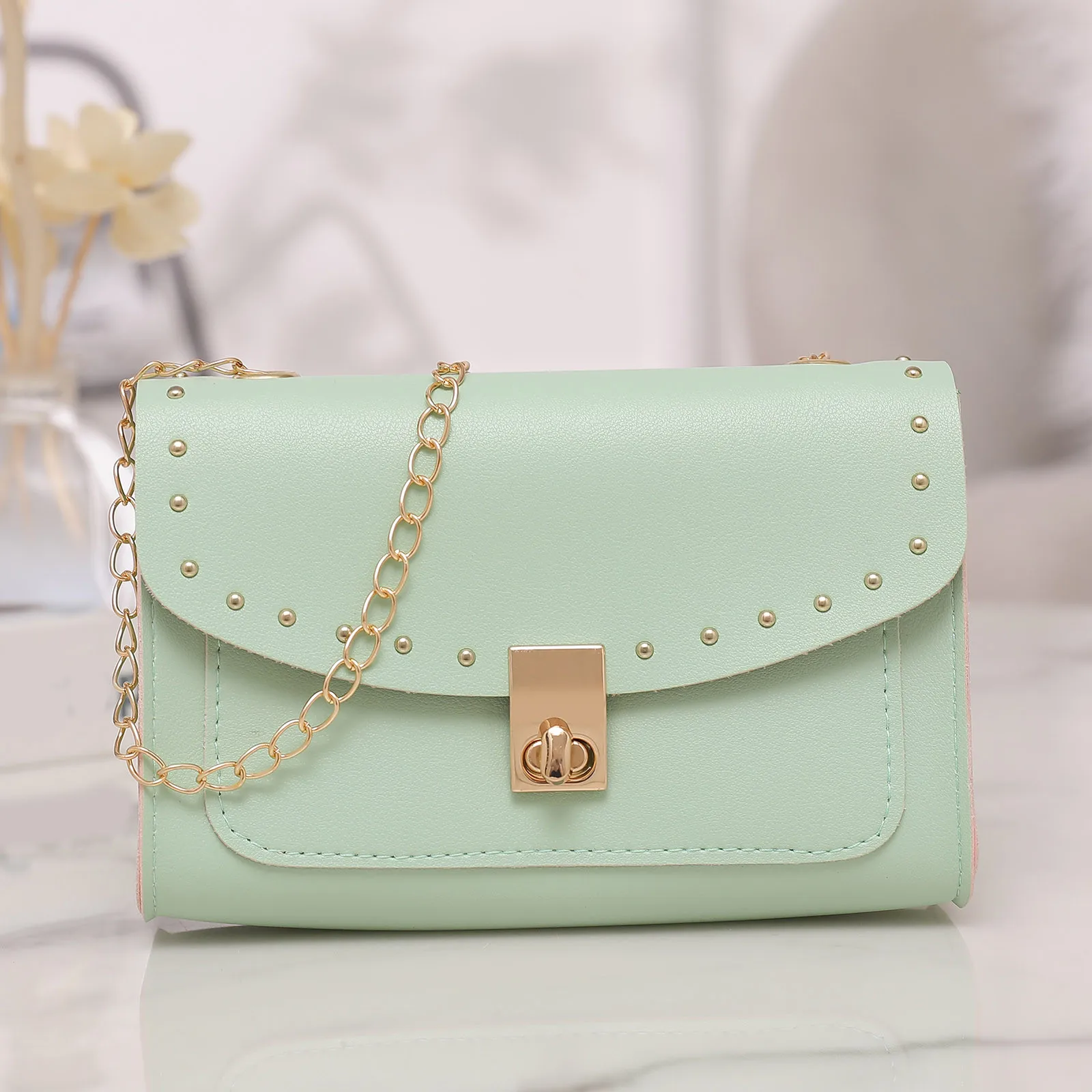 Луксозна дизайнерска чанта, лесна чанта на верига, практически чанта, дамска чанта, безплатна доставка, рекламна дамска чанта Дамска Чанта Изображение 5