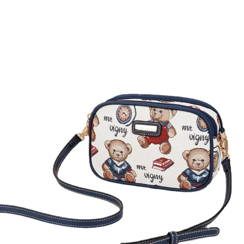 Мини чанта през рамо за телефон, модерни портфейли с анимационни червило, портмонета и за жени, портмонета, детски портмонета и дамски чанти на едро, портфейли Изображение 1