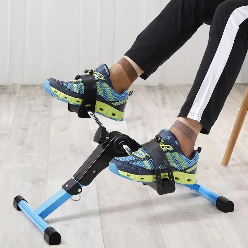 Многофункционални педали, велоергометър, преносим симулатор за рехабилитация на възрастни хора, домашен Мини сгъваем велоергометър, тренажор за крака Изображение 1
