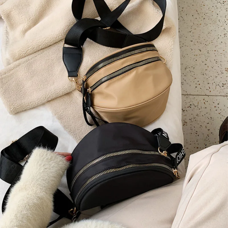 Модерен дамски поясная чанта, поясная чанта с голям капацитет, отличителни чанта през рамо, банан опаковка, дамски поясная чанта от изкуствена кожа, чанта за телефон Изображение 4