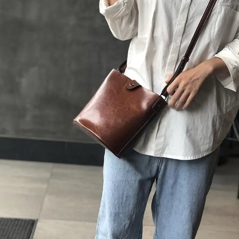 Модерна дамска чанта за чанта от 100% естествена телешка кожа, дамски ежедневни чанти-тоут, дамски чанти-месинджър през рамо, новост 2023, чанта Изображение 2