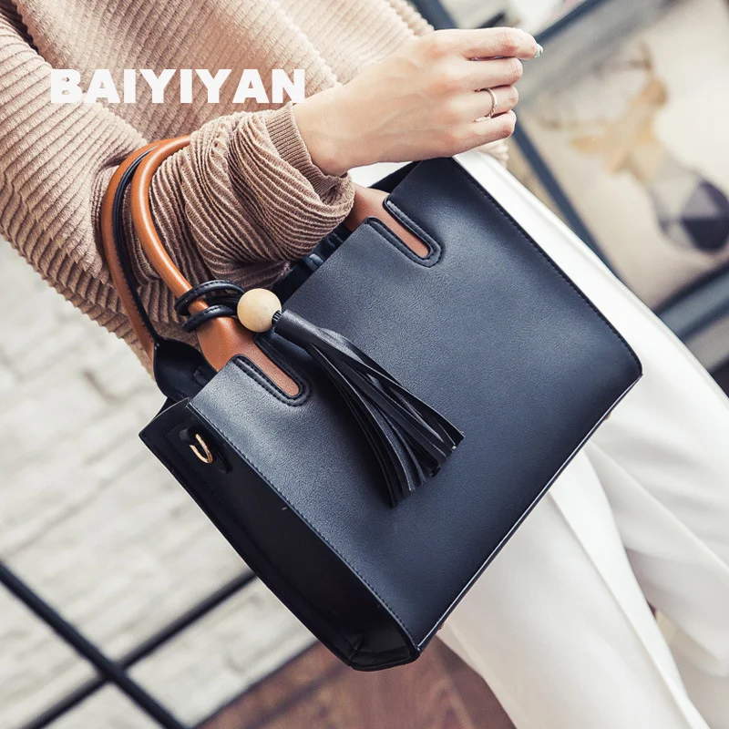 Модерна дамска чанта-тоут с цветастым каишка, благородна чанта през рамо от изкуствена кожа, марковите дамски чанти през рамо Desinger Изображение 1