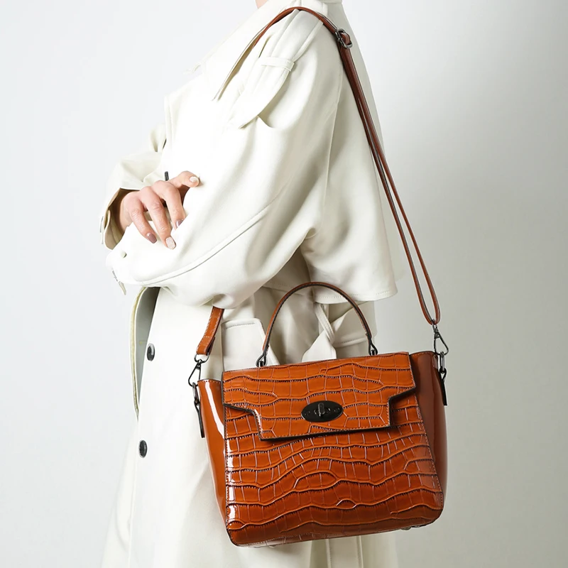 Модерни дамски чанти от изкуствена кожа, малки чанти през рамо, висококачествени дамски чанти-тоут, дизайнерска дамска чанта през Рамо, Нова Изображение 0