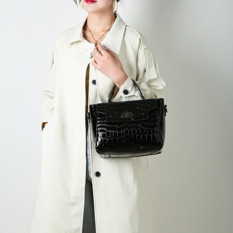 Модерни дамски чанти от изкуствена кожа, малки чанти през рамо, висококачествени дамски чанти-тоут, дизайнерска дамска чанта през Рамо, Нова Изображение 2