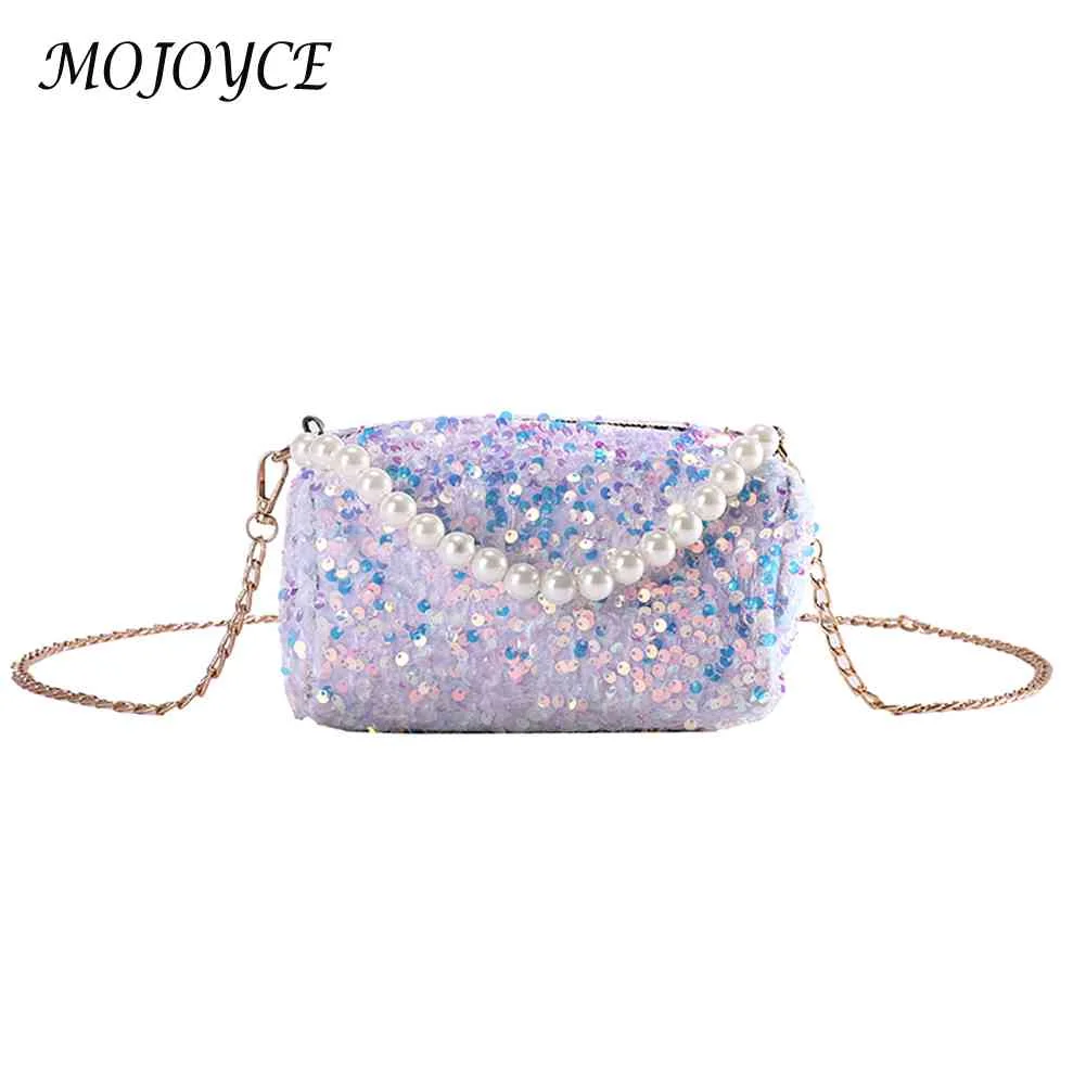 Модни дамски чанти-цилиндри с жемчужными пайети, чанти верига, дамски чанти на рамо, чантата за парти Изображение 3