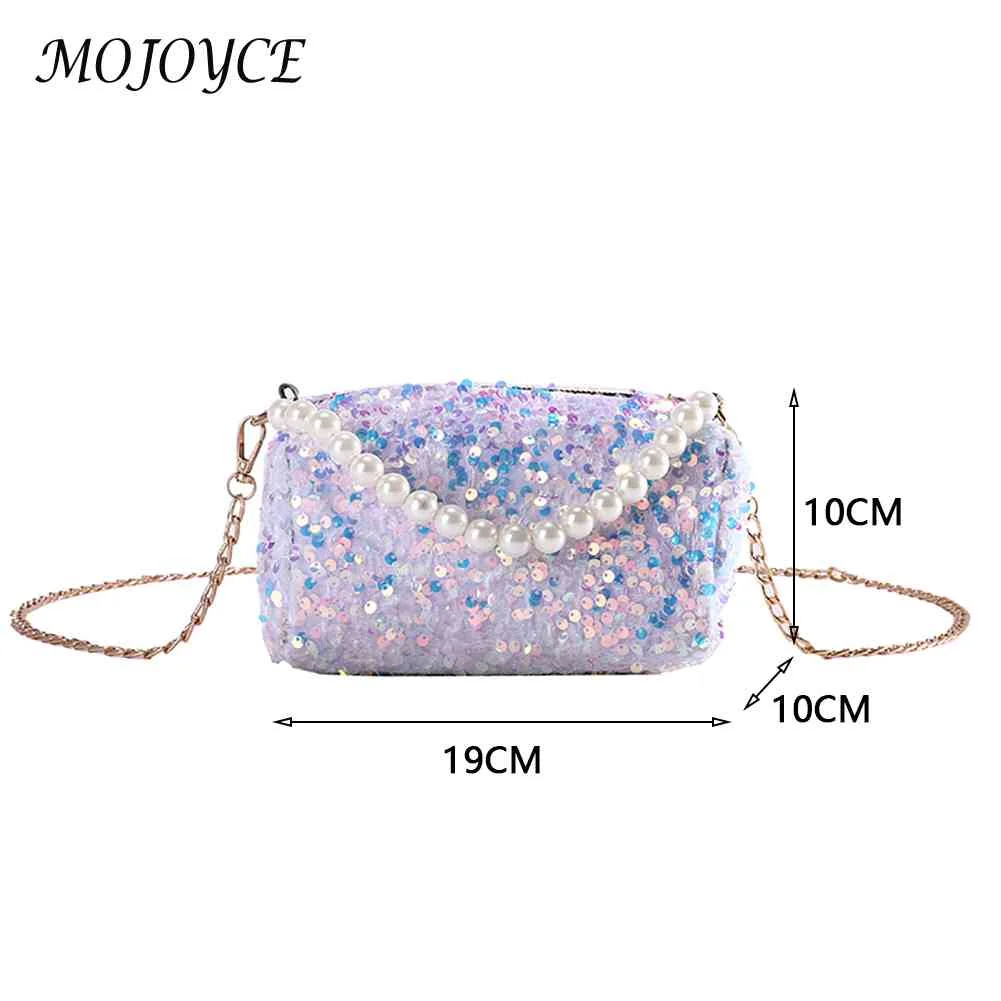 Модни дамски чанти-цилиндри с жемчужными пайети, чанти верига, дамски чанти на рамо, чантата за парти Изображение 5