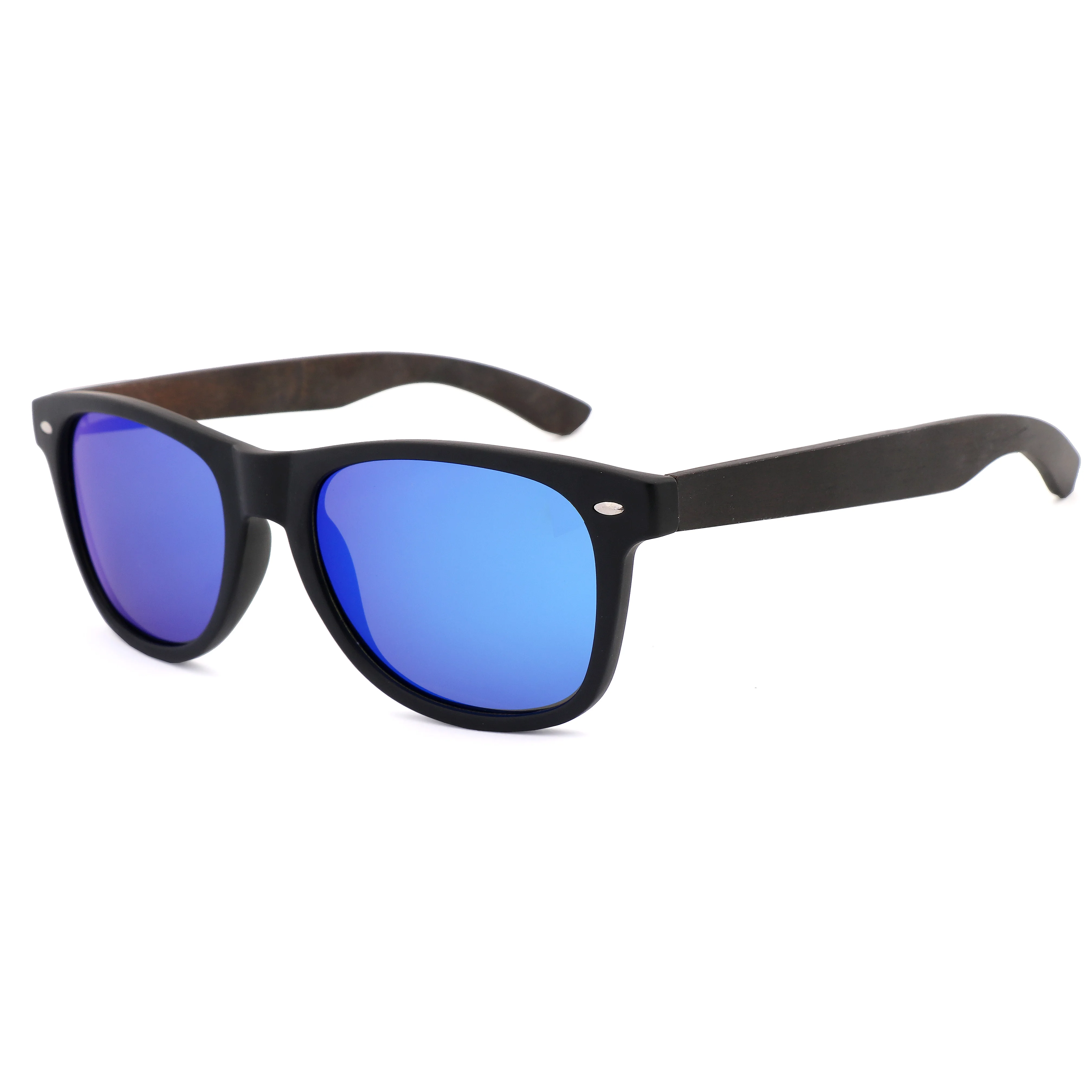 Модни Слънчеви очила от дърво и бамбук, поляризирани за жени и мъже, защитни очила с UV400 дървена кутия, дизайнерски очила Luruxy Изображение 2