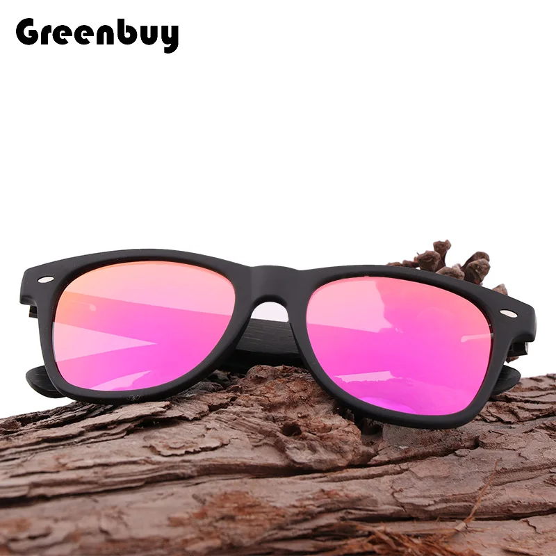 Модни Слънчеви очила от дърво и бамбук, поляризирани за жени и мъже, защитни очила с UV400 дървена кутия, дизайнерски очила Luruxy Изображение 5