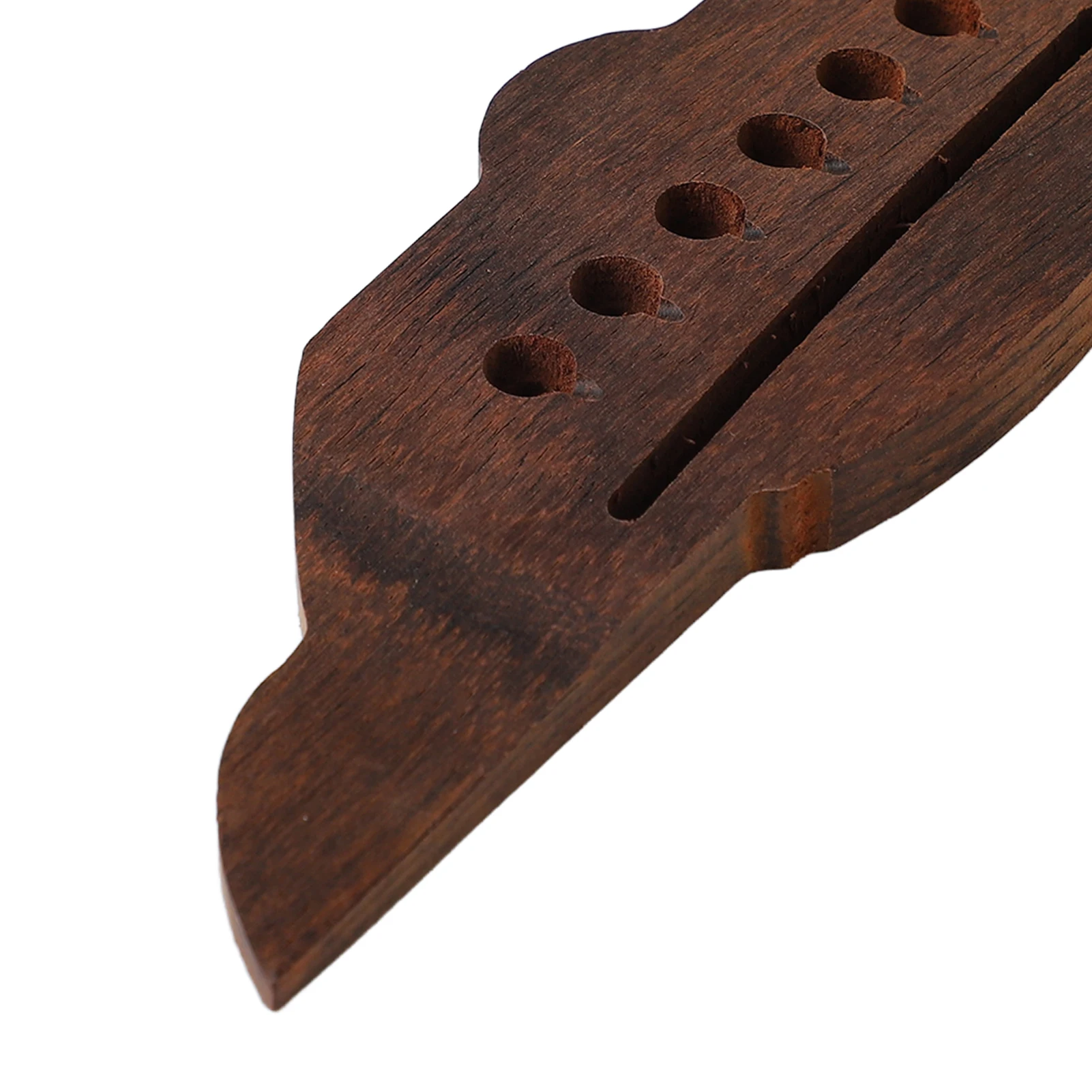 Мост за акустична китара, уникален детайл е от палисандрово дърво, плътно прилепнали към гитарному моста, гладък външен вид, Форма лястовици, Деликатна, за подмяна на Изображение 4
