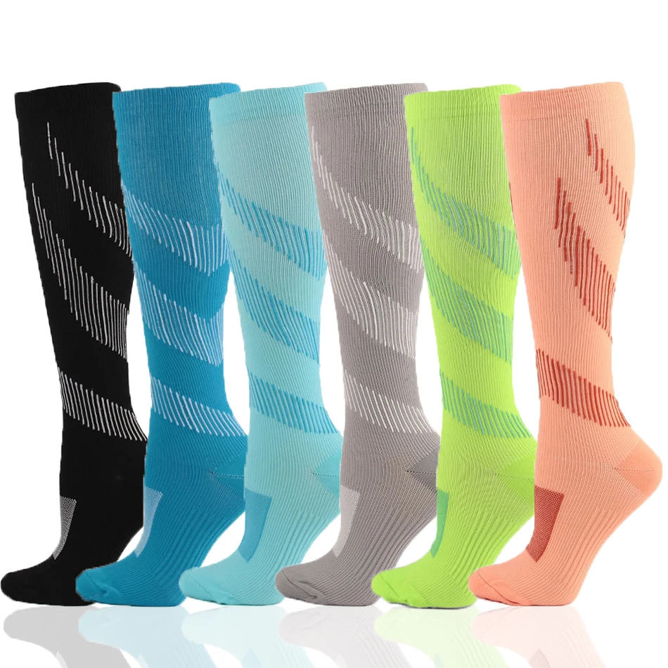 МОХИТО, 1 чифт нови компрессионных чорапи за джогинг, за лечение на разширени вени, за кръвообращението, спортни чорапи Изображение 0