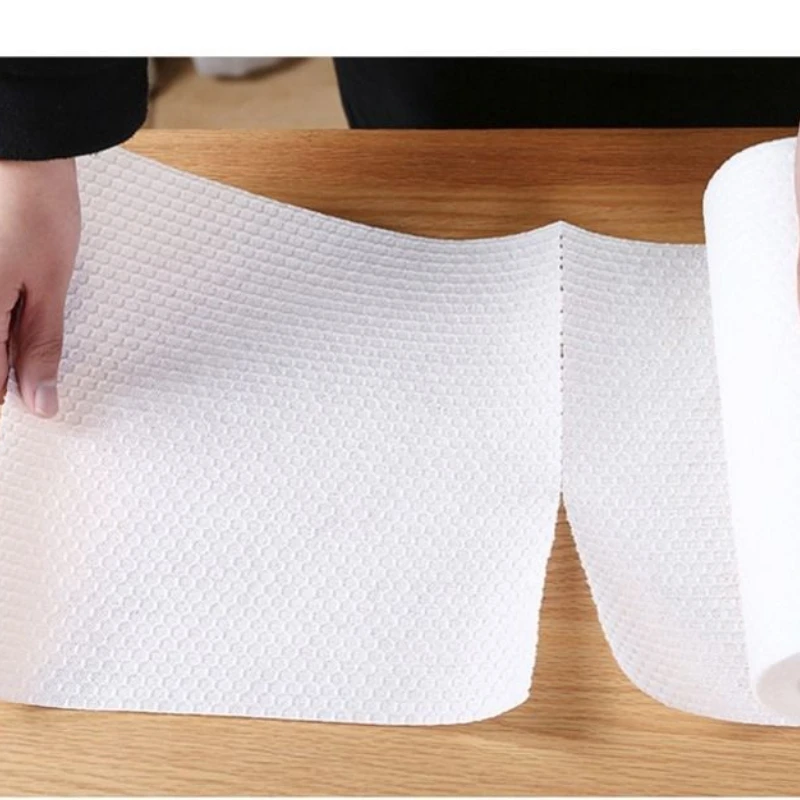 Моющаяся мързелива кърпа за влажно и сухо почистване, хартия за отстраняване на масла, за Еднократна употреба кърпа за миене на съдове, кухненски принадлежности Изображение 2