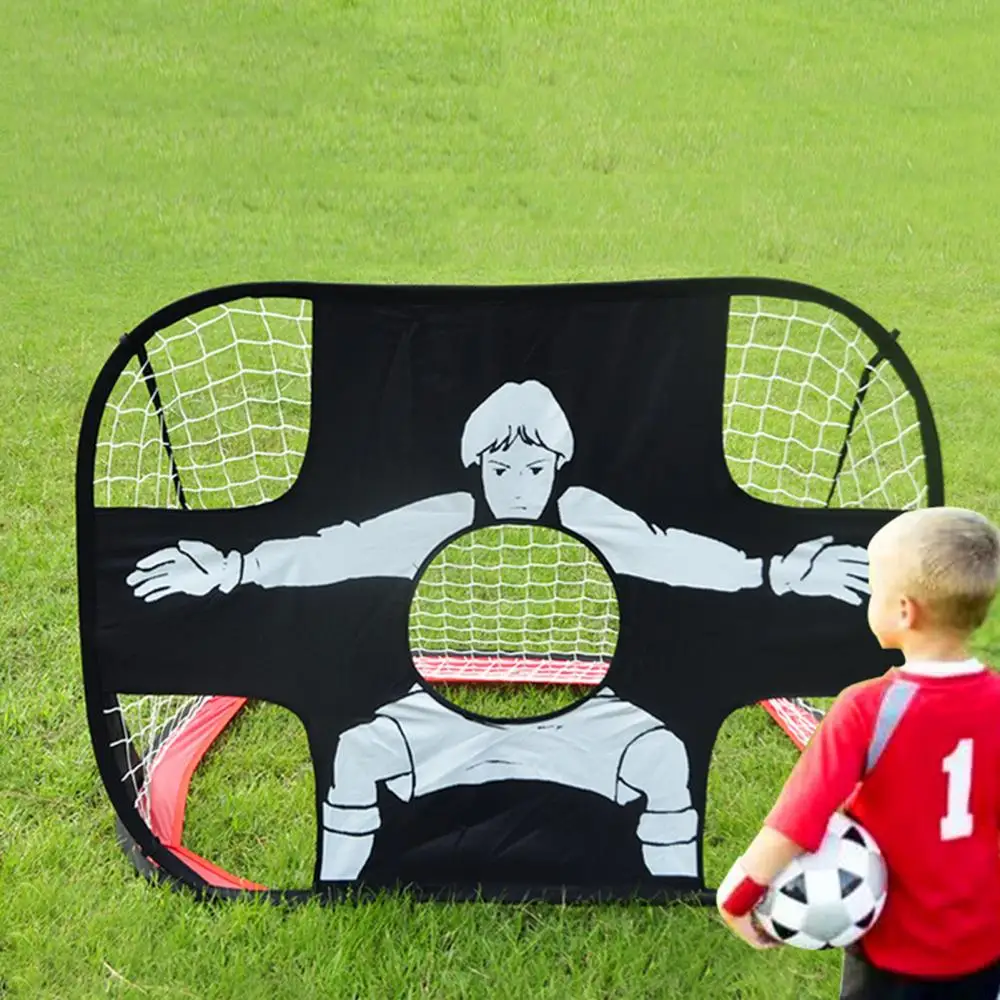Мрежа за деца, детски сгъваеми футбол порта, тренировъчен топката за игра на футбол Изображение 1