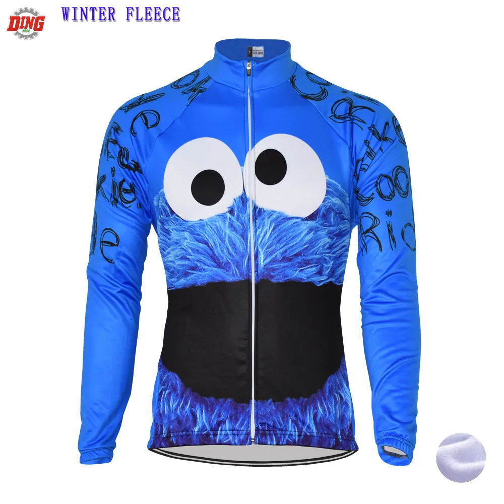 Мъжка велосипедна фланелка с дълги ръкави ropa Ciclismo, велосипедна облекло син цвят, велосипедна облекло МТБ, зимни руното градинска велосипедна облекло Изображение 0