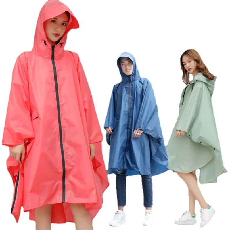 Мъжки и женски универсален дъждобран, модерен дъждобран, супер водоустойчив дъждобран с цип, дъждобран за колоездене, почивка, разходка Изображение 0