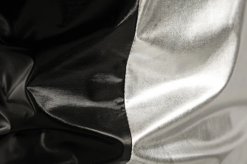 Мъжки Метална Лъскава Тениска 2023, Нова Златисто-Черна Тениска в стил Мозайка с Дълъг Ръкав за Нощен Клуб, Сценичното Танцово Представа, Модна Тениска Homme Изображение 5