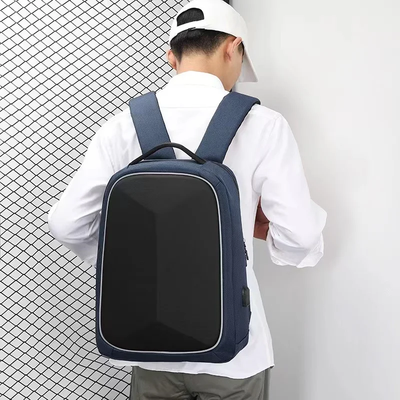 Мъжки раница Xiaomi със зареждането, 15.6-инчов раница за лаптоп с голям капацитет, водоустойчив модерна училищна чанта за пътуване и бизнес Изображение 3