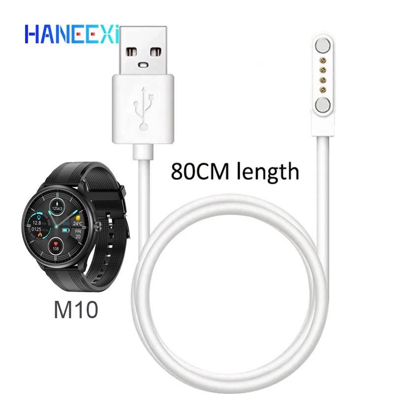 най-продаваният Магнитен Кабел за зареждане на смарт часа с нивото на глюкоза в кръвта w11 E600 ks03 ks01 m10 ep02 зарядно устройство smartwatch G08 кабел Изображение 1