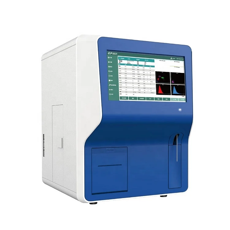 Напълно автоматичен и хематологични анализатор, апарат за отчитане на кръвта CBC, хематологични анализатора отворена система Изображение 0