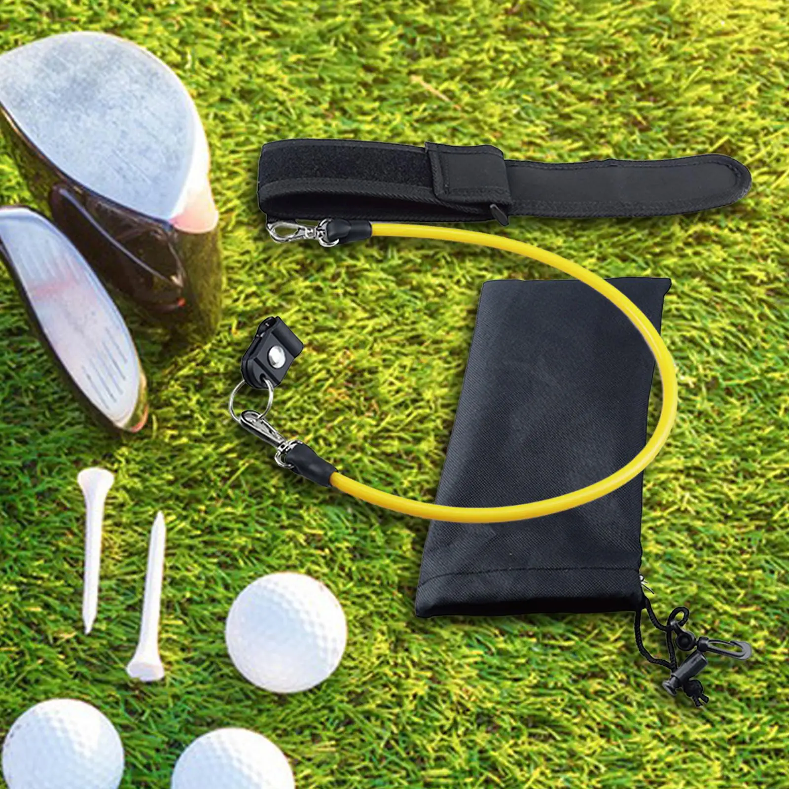 Натяжной каишка за люлки за голф, наръчник за голф, Тренировъчен инструмент, Оборудване за практикуване на голф, треньор Изображение 2